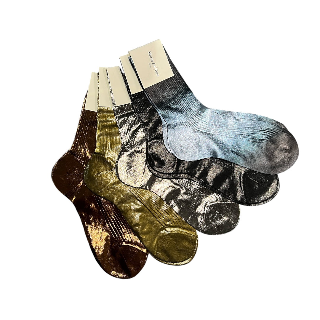 ONE RIBBED LAMINATED SOCKS