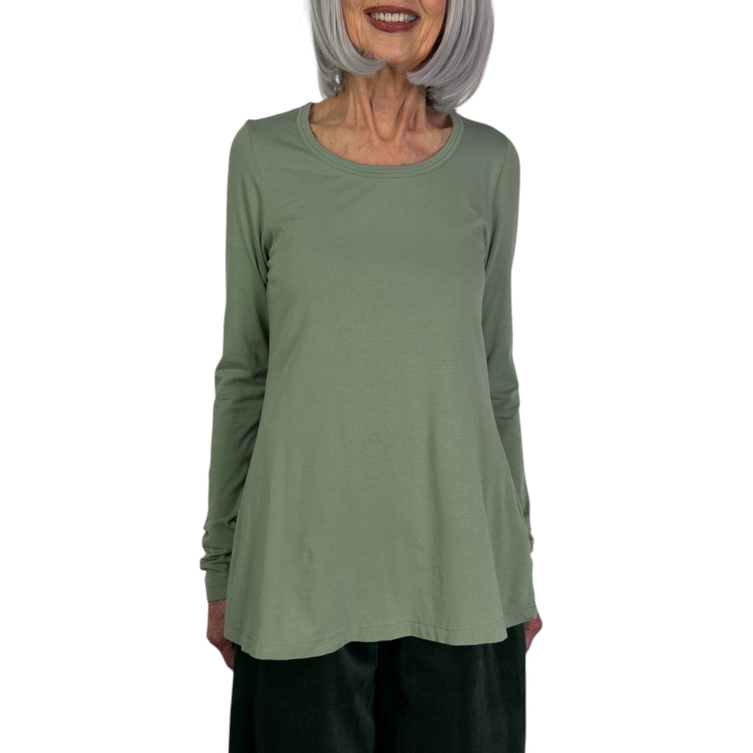 L/S FLARED T-SHIRT