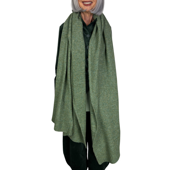 MELANGE KNITTED SCARF