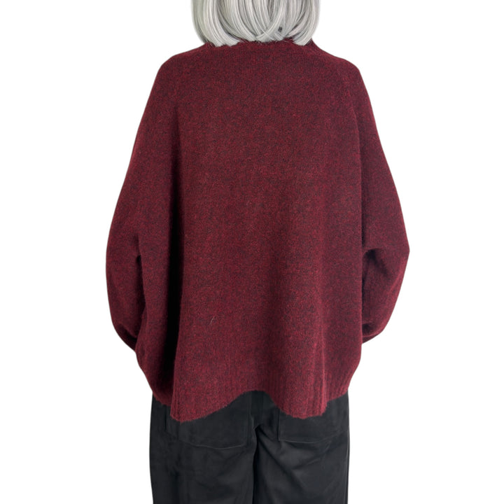 MELANGE KNIT TURTLENECK SWEATER