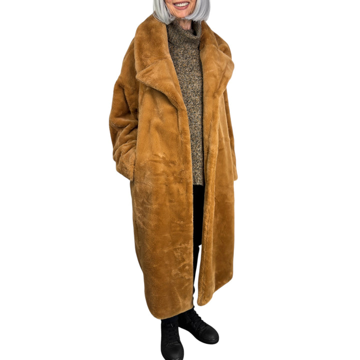 FAUX FUR LONG COAT