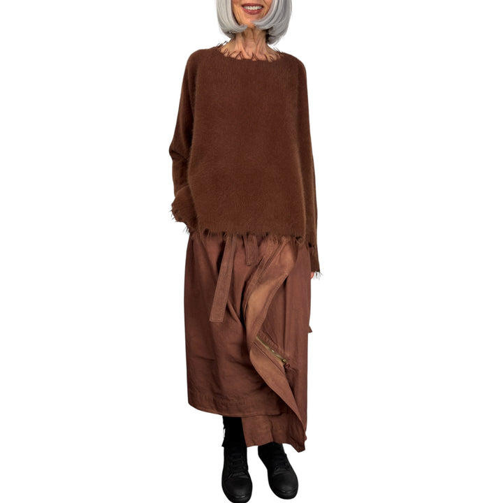 FOX HAIR PULLOVER SWEATER