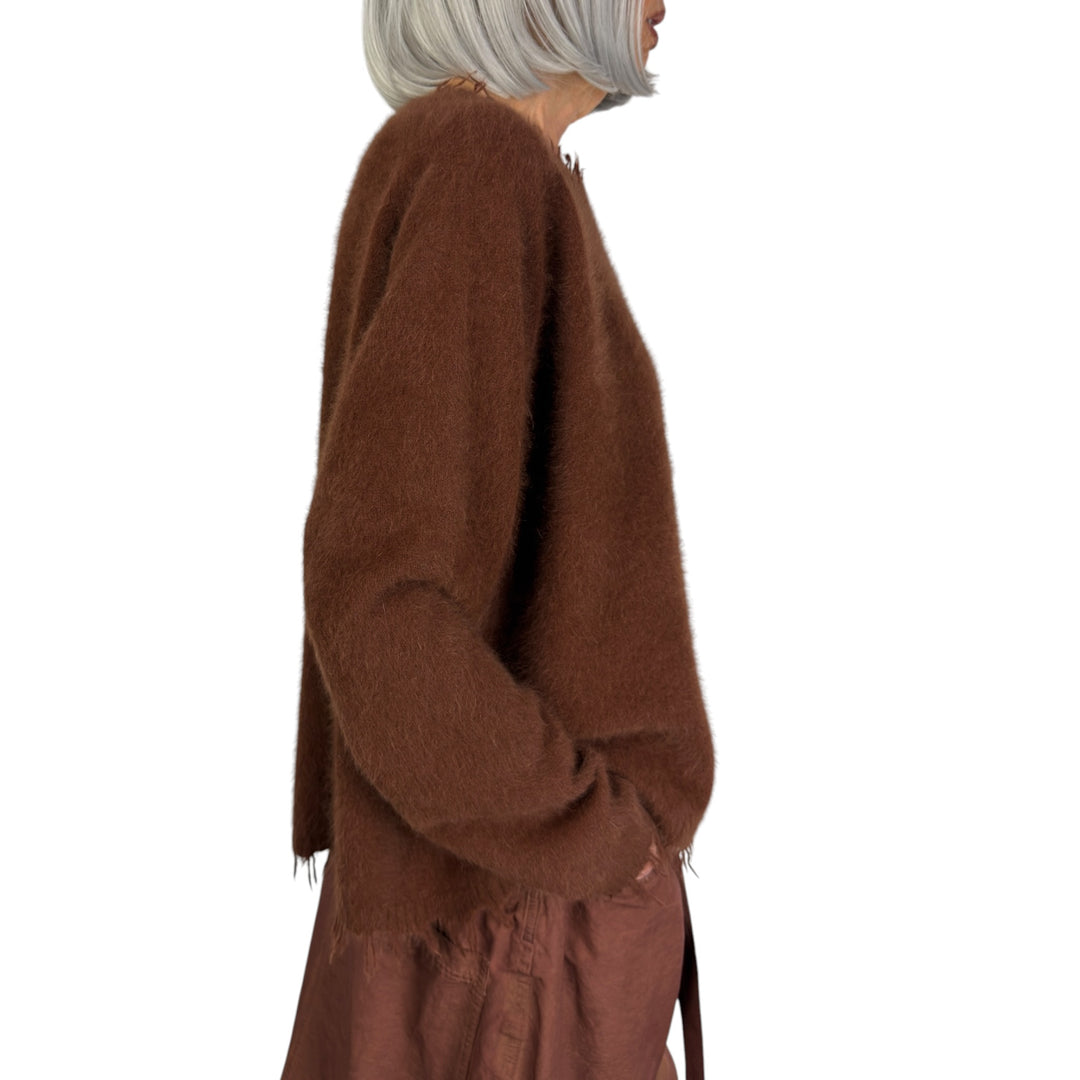 FOX HAIR PULLOVER SWEATER