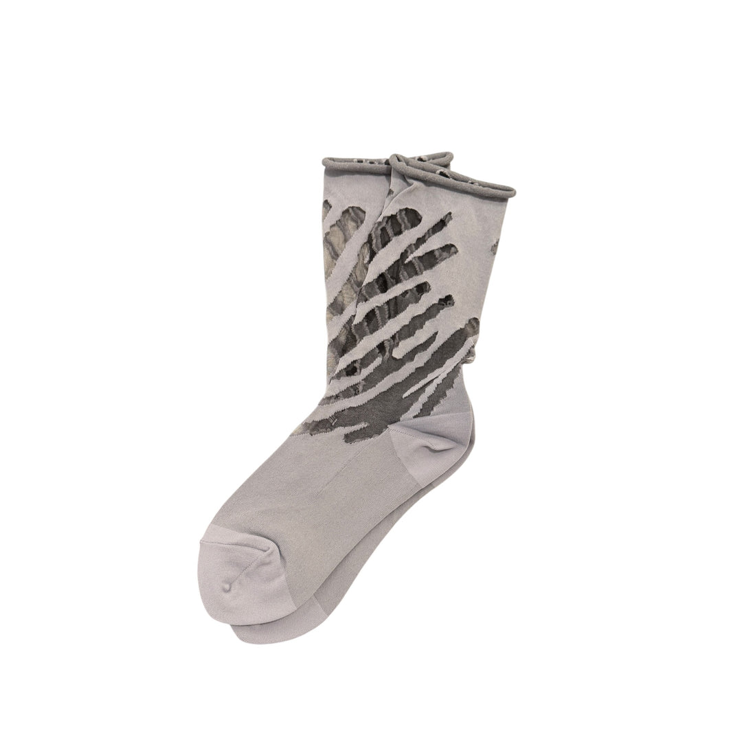 TRANSPARENT GRAPHIC SOCKS 