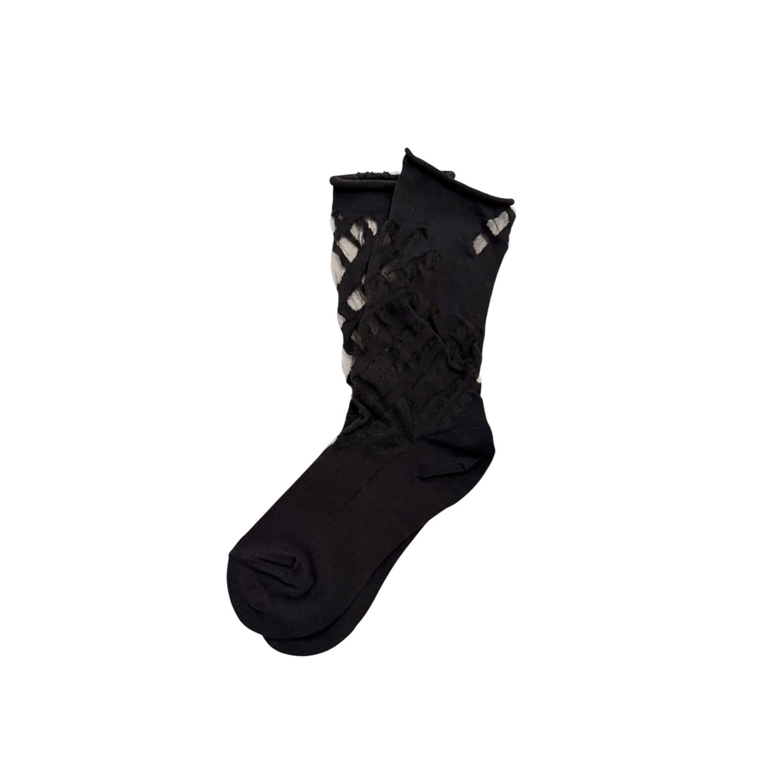 TRANSPARENT GRAPHIC SOCKS