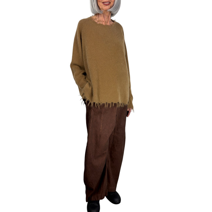 FOX HAIR PULLOVER SWEATER