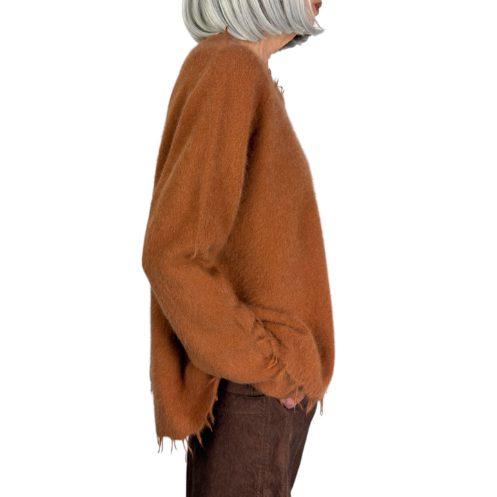 FOX HAIR PULLOVER SWEATER