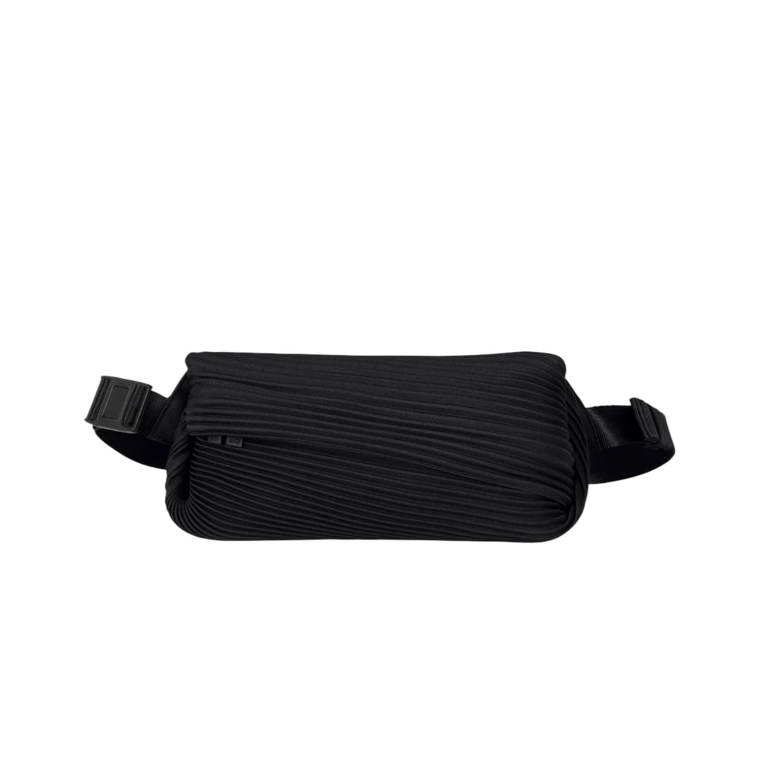 BIAS PLEATS WAISTBAG