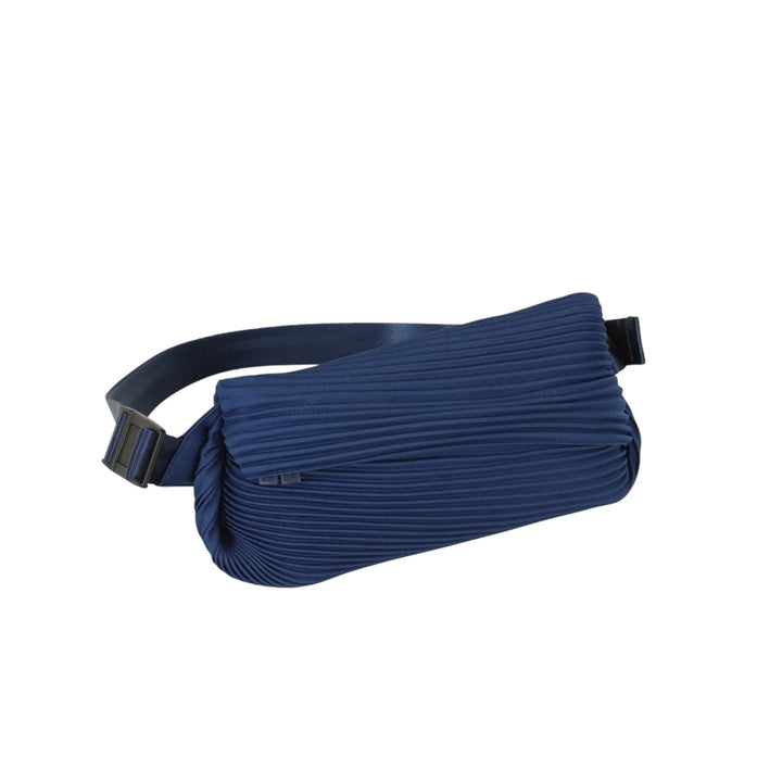 BIAS PLEATS WAISTBAG
