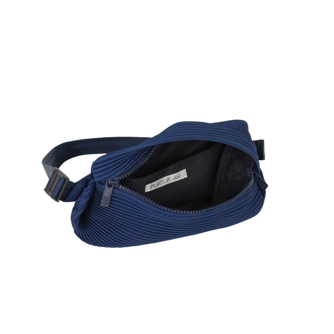BIAS PLEATS WAISTBAG