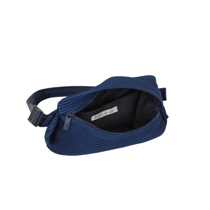 BIAS PLEATS WAISTBAG