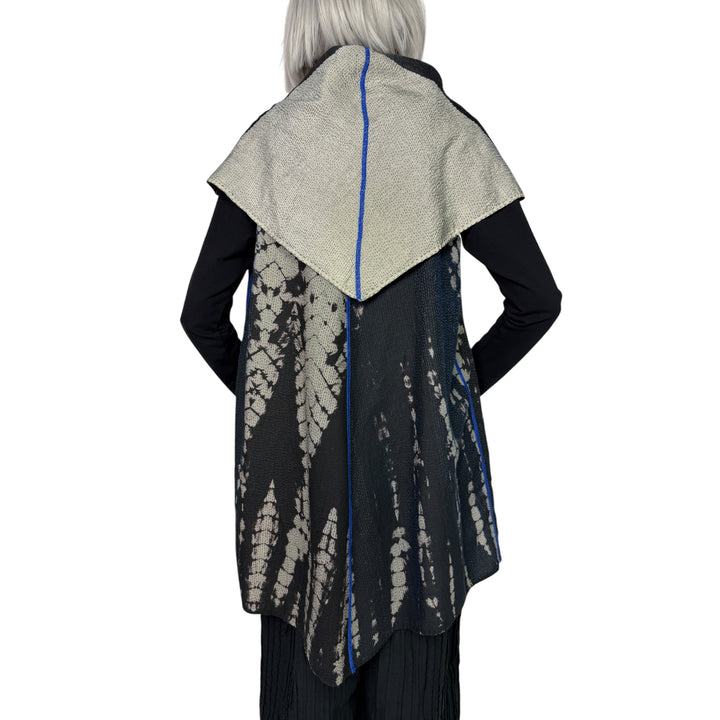 SERPENT PRINT CIRCULAR VEST