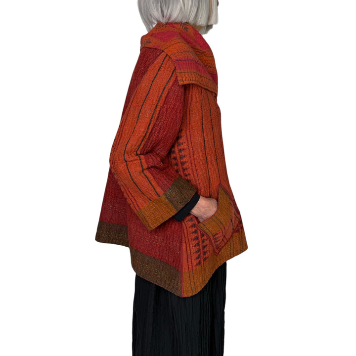 COTTON OVERDYE FLARE JACKET