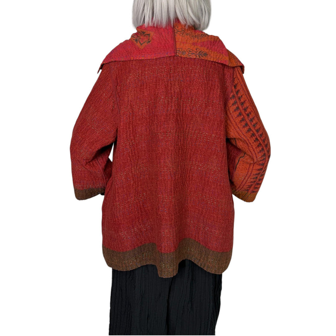 COTTON OVERDYE FLARE JACKET