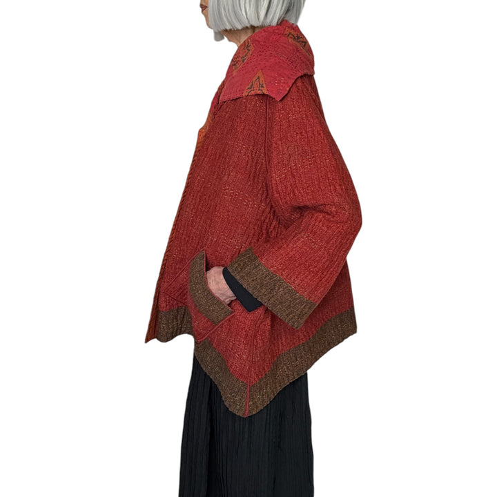 COTTON OVERDYE FLARE JACKET