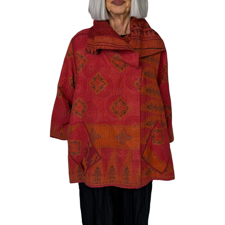 COTTON OVERDYE FLARE JACKET