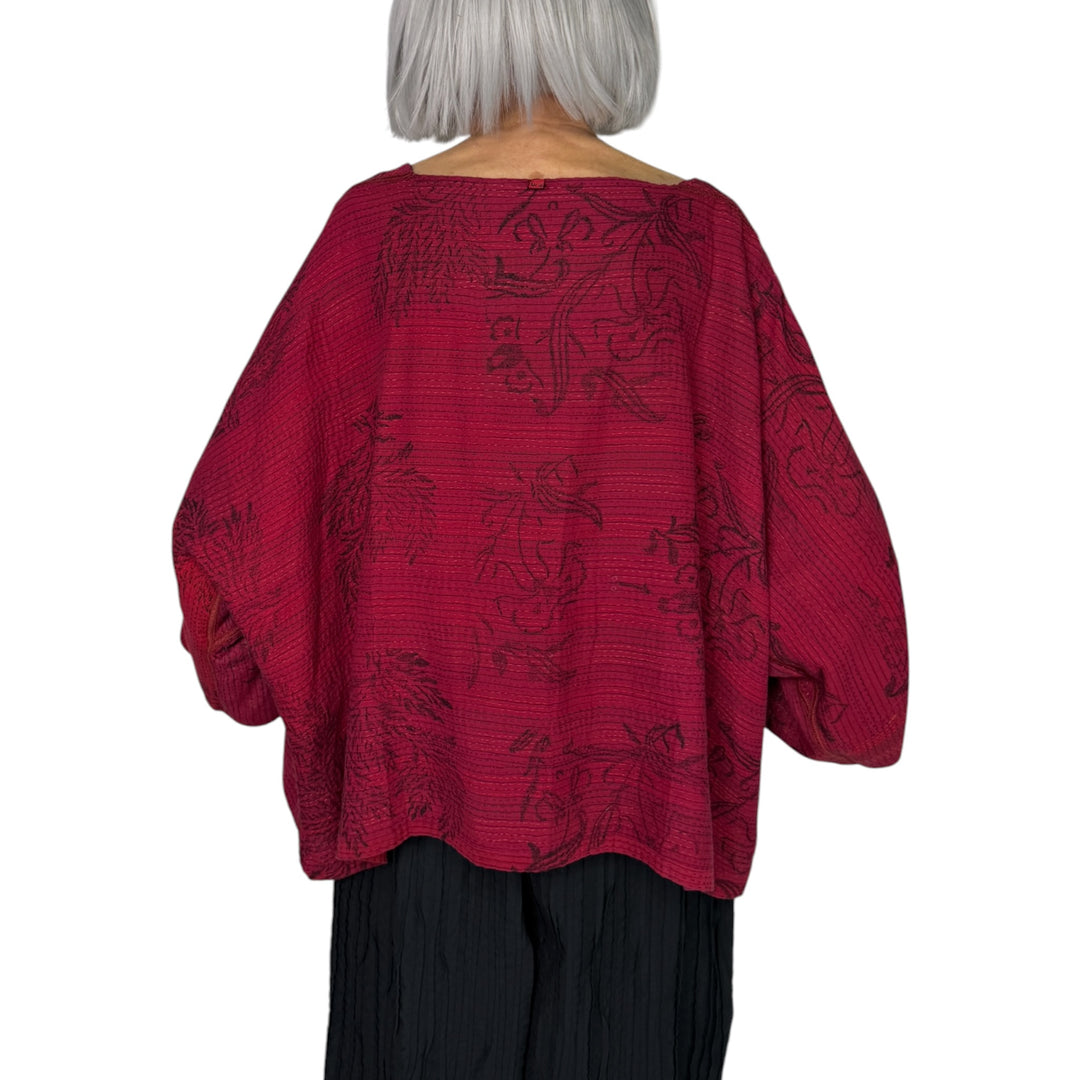 FRAYED PATCH MIO CROP TOP