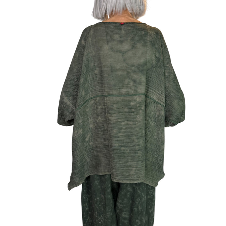 SAND SUN DYE RIPPLE BOATNECK TOP