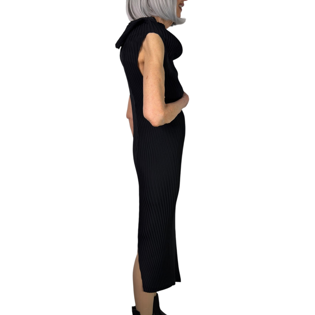 TUBULAR PLEATS DRESS