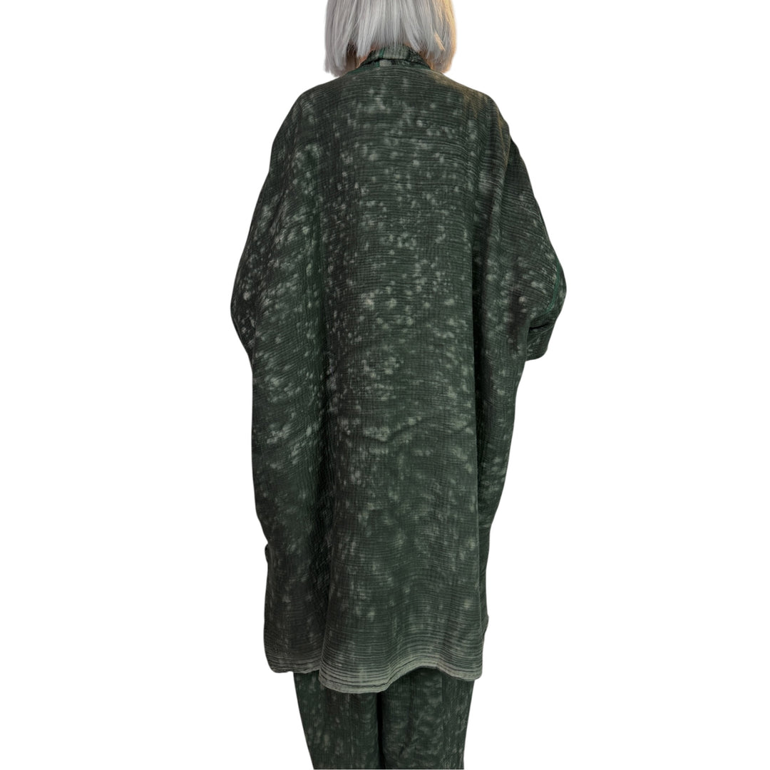 SAND SUN DYE KIMONO WRAP LONG COAT