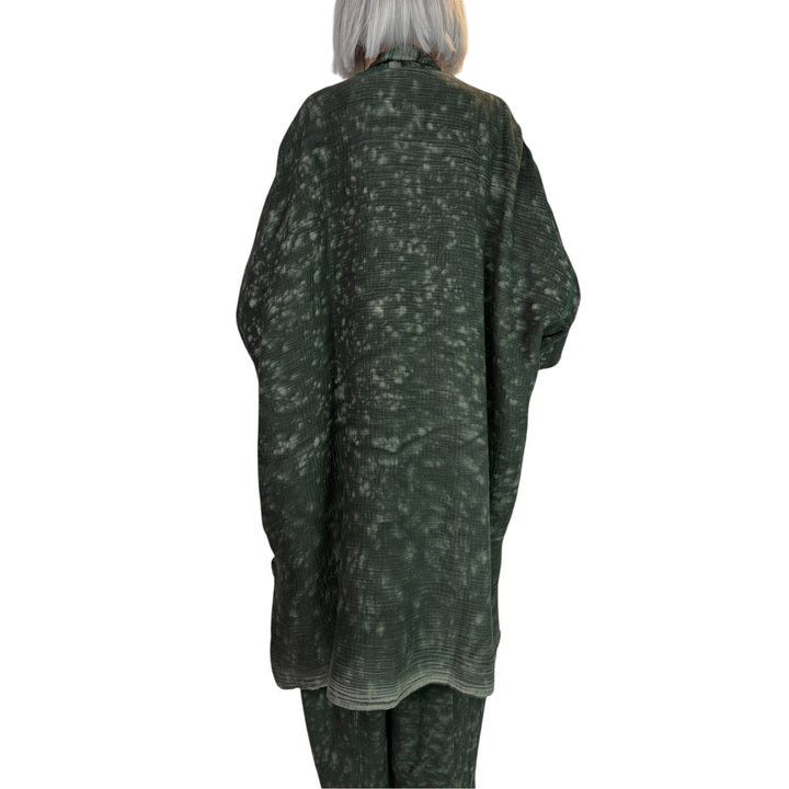 SAND SUN DYE KIMONO WRAP LONG COAT