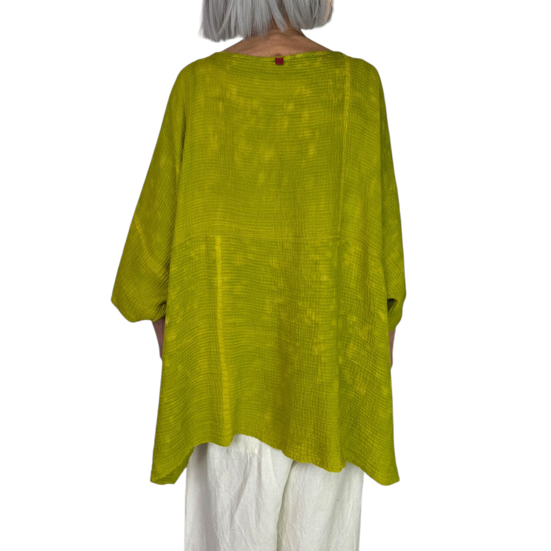 SAND SUN DYE RIPPLE BOATNECK TOP
