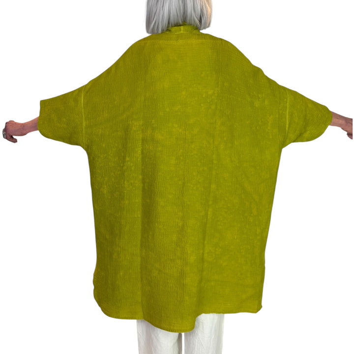 SAND SUN DYE KIMONO WRAP LONG COAT