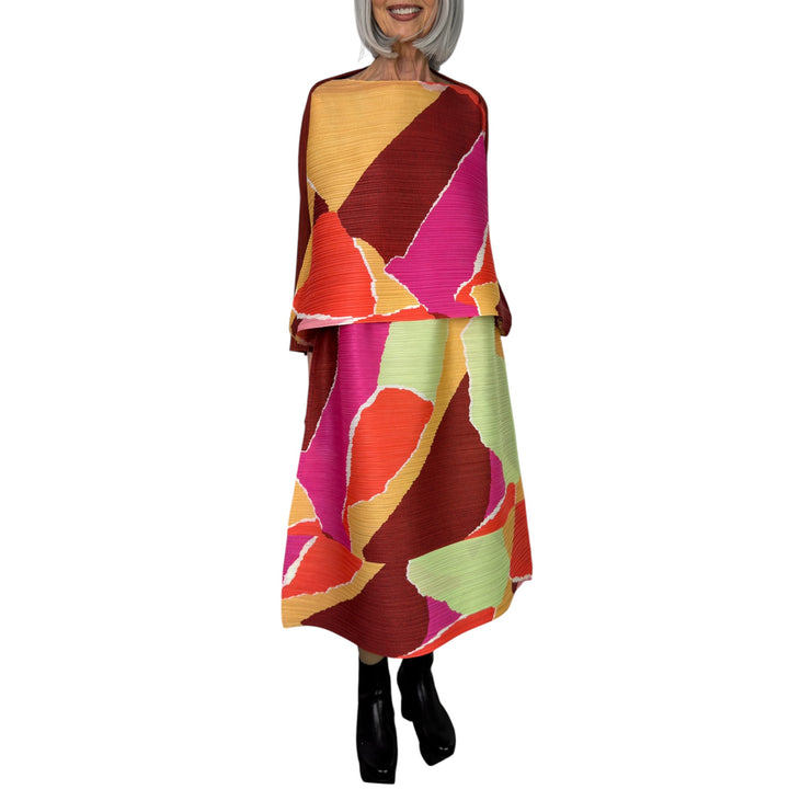 SURPRISE! PRINT A-LINE SKIRT