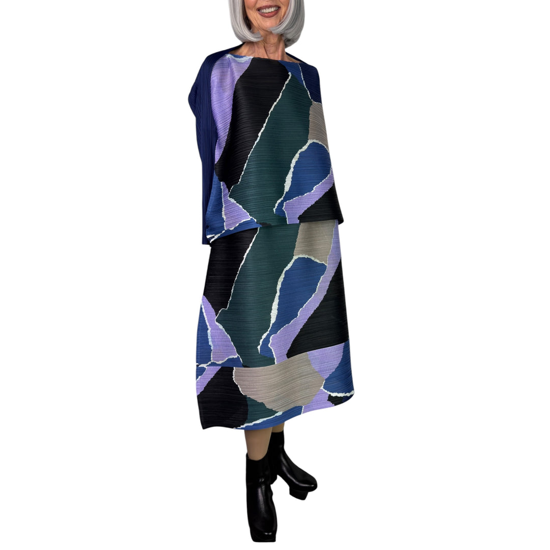 SURPRISE! PRINT A-LINE SKIRT