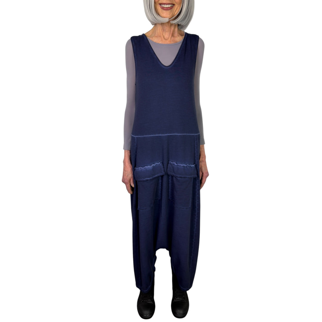COTTON SWEAT JUMPSUIT