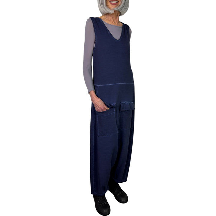 COTTON SWEAT JUMPSUIT