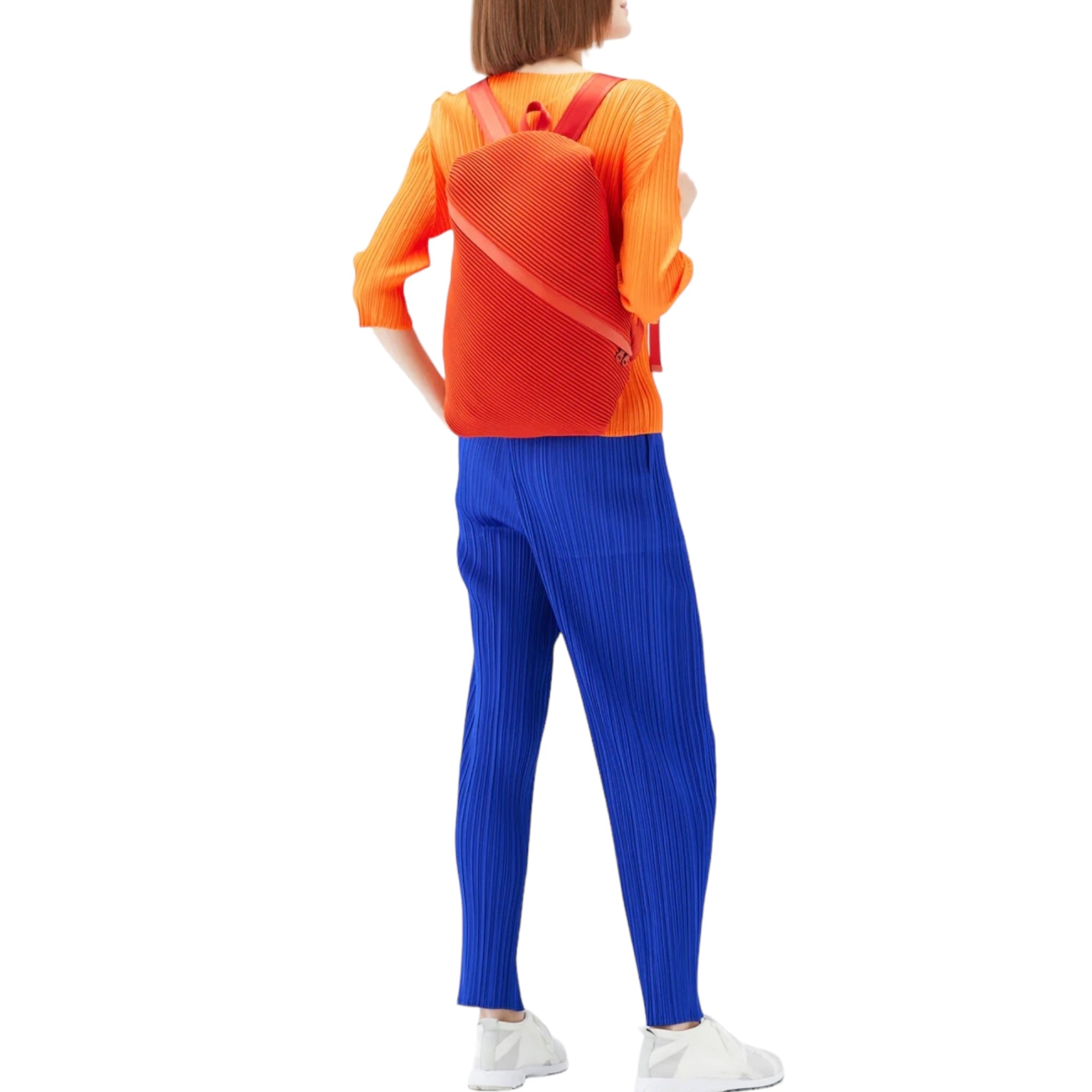 BIAS PLEATS BACKPACK – MIO