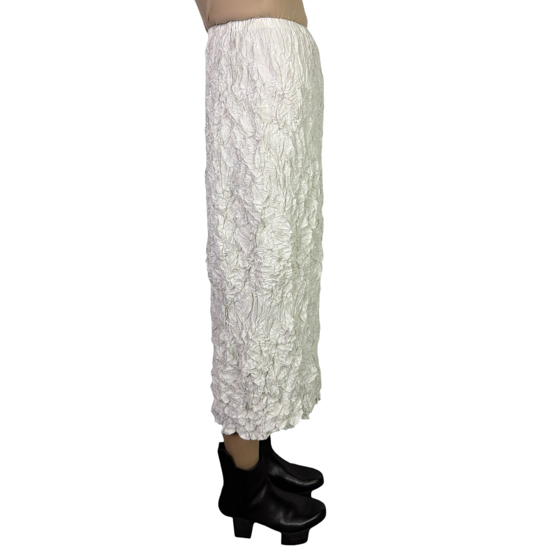 CRINKLE PLEAT SLIM SKIRT