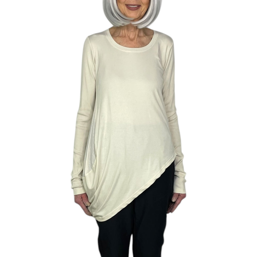 L/S ASYMMETRIC T-SHIRT 
