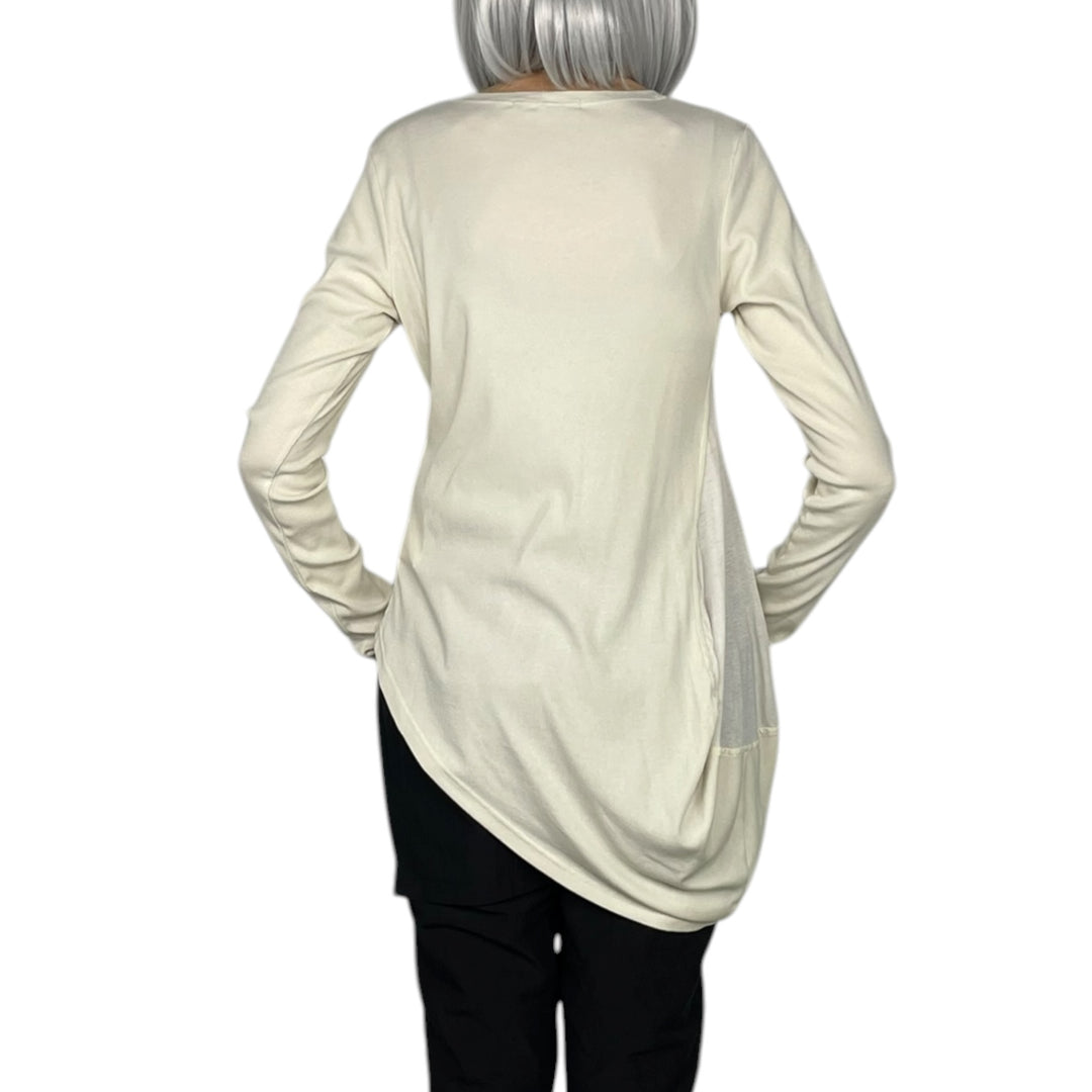 L/S ASYMMETRIC T-SHIRT