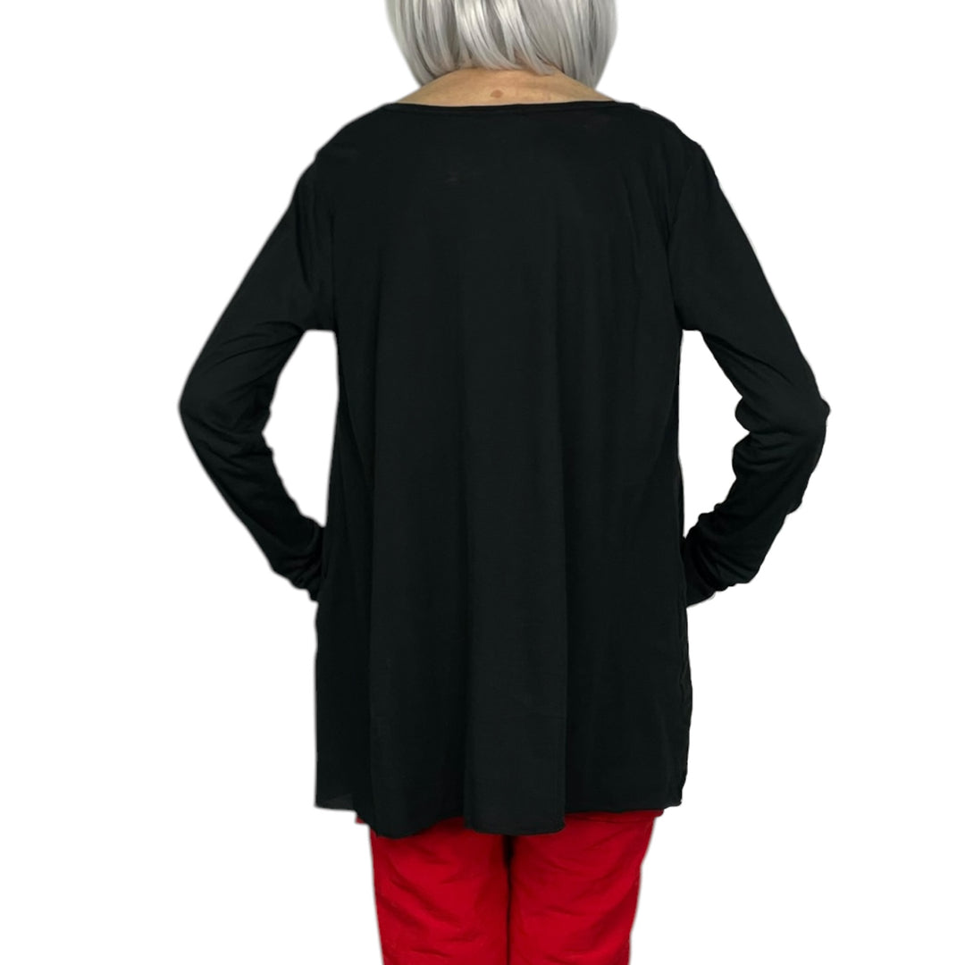 TWIST FRONT KNIT TOP