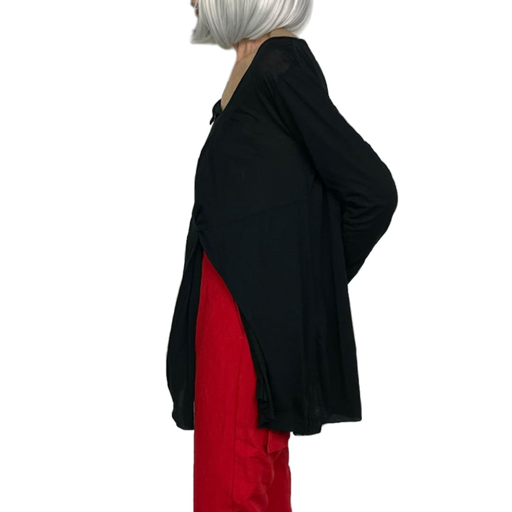 TWIST FRONT KNIT TOP