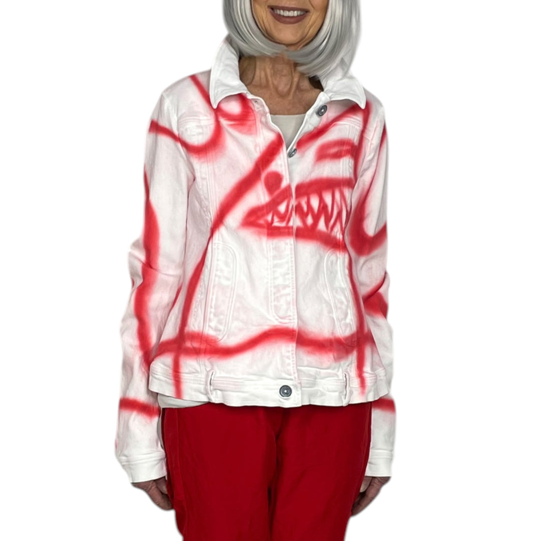 HAND PAINTED GRAFFITI JACKET