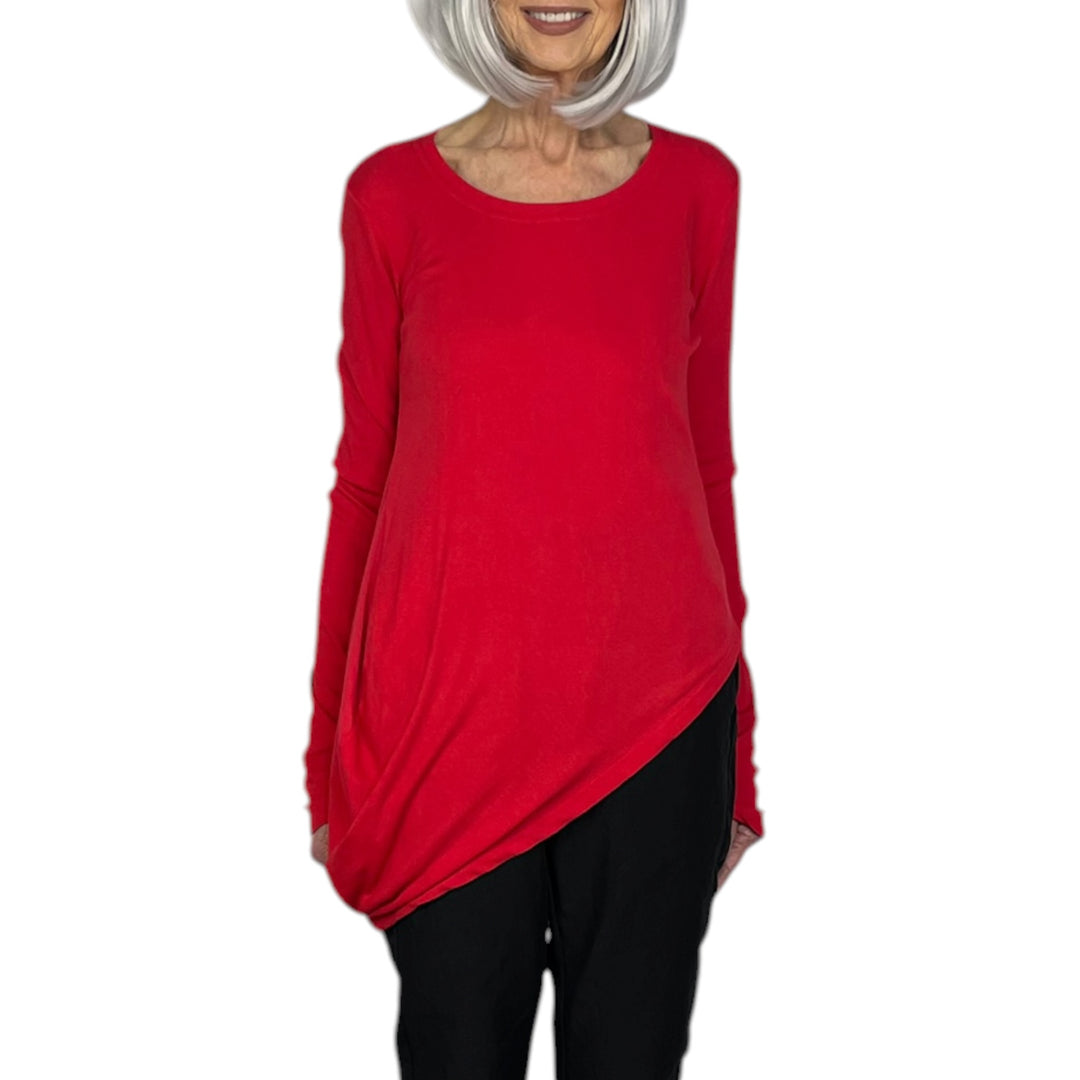 L/S ASYMMETRIC T-SHIRT 
