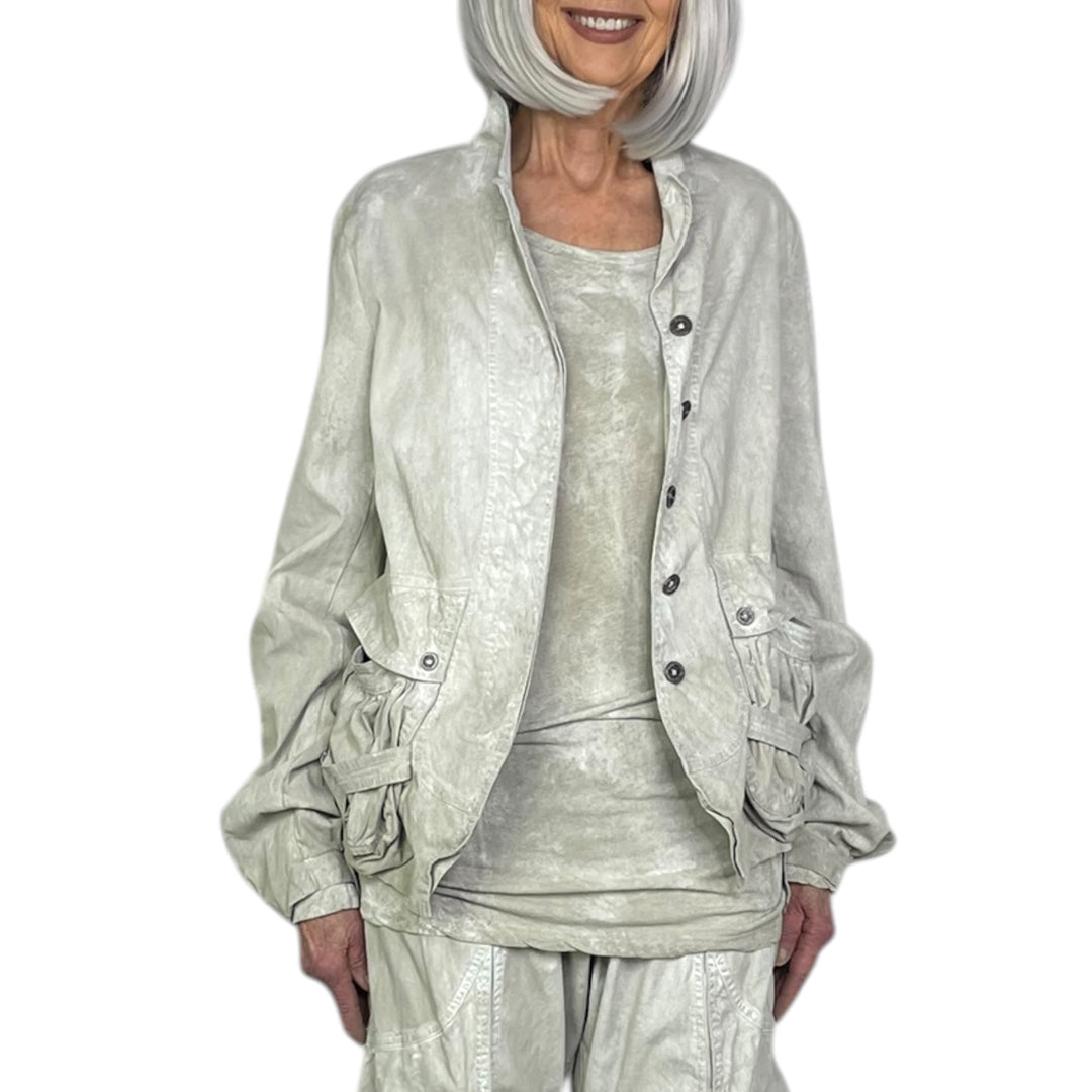 STRETCH TWILL SHAPED JACKET