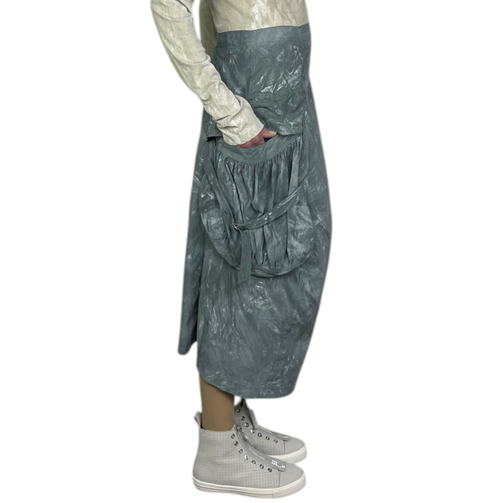 STRETCH TWILL POCKET SKIRT