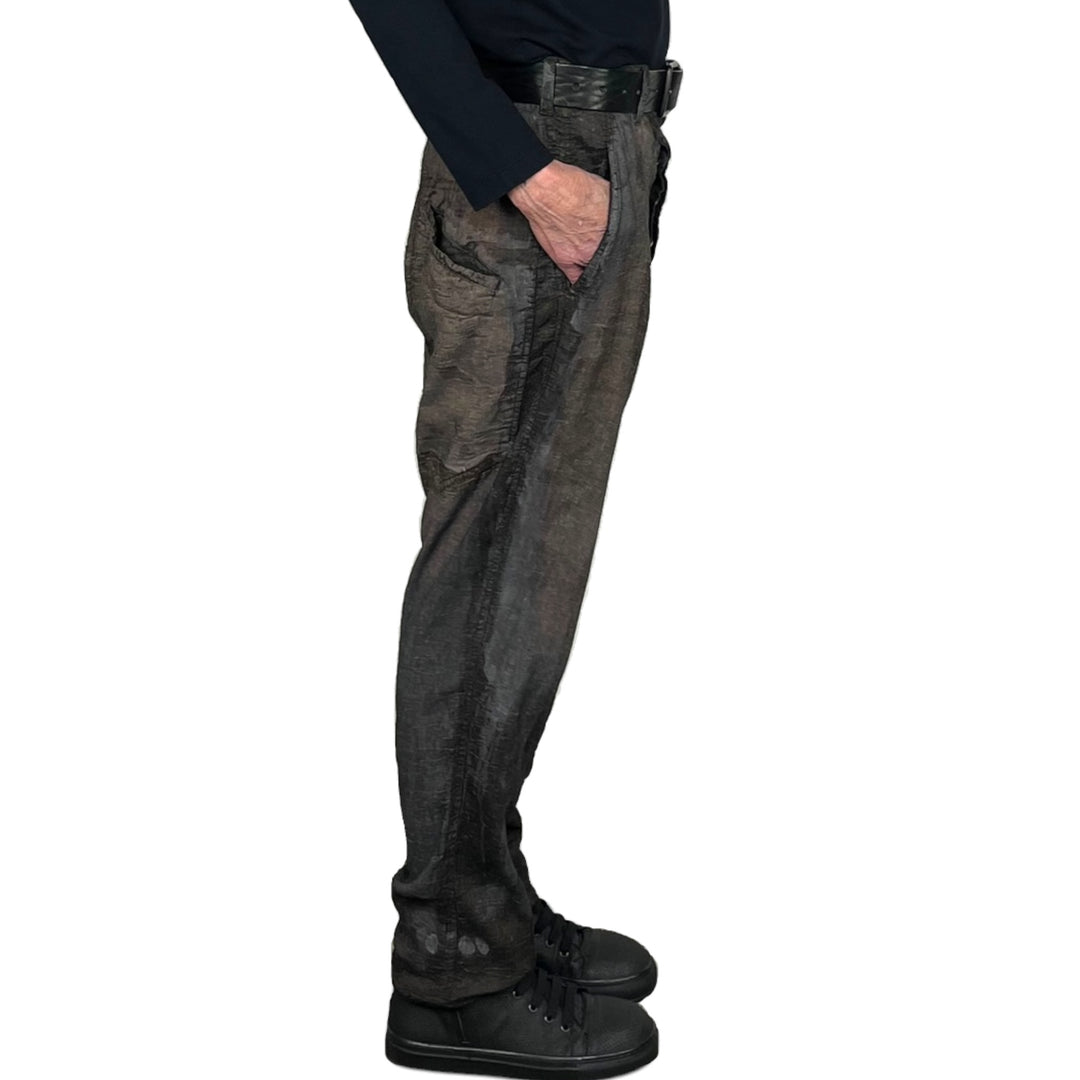 DISTRESS FINISHED MEN'S CUT TROUSER