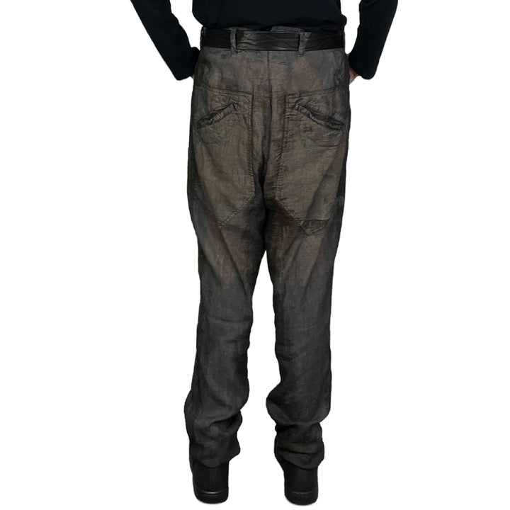 DISTRESS FINISHED MEN'S CUT TROUSER