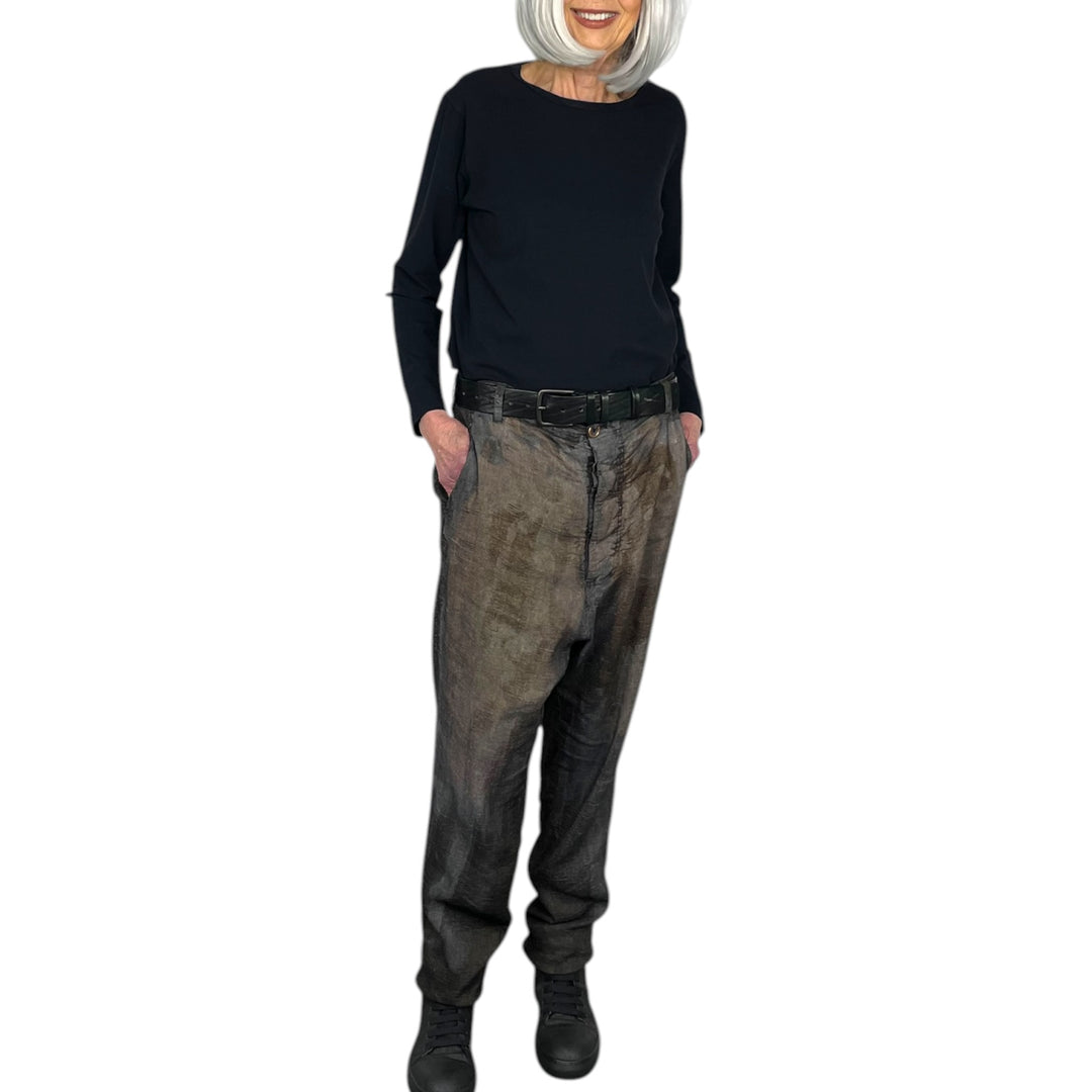 DISTRESS FINISHED MEN'S CUT TROUSER