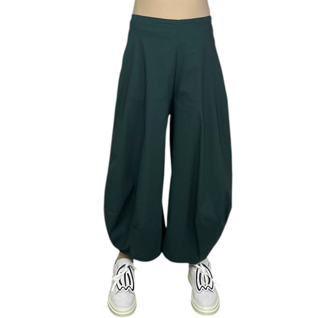 CURVED WIDE LEG PANT