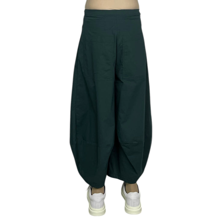 CURVED WIDE LEG PANT