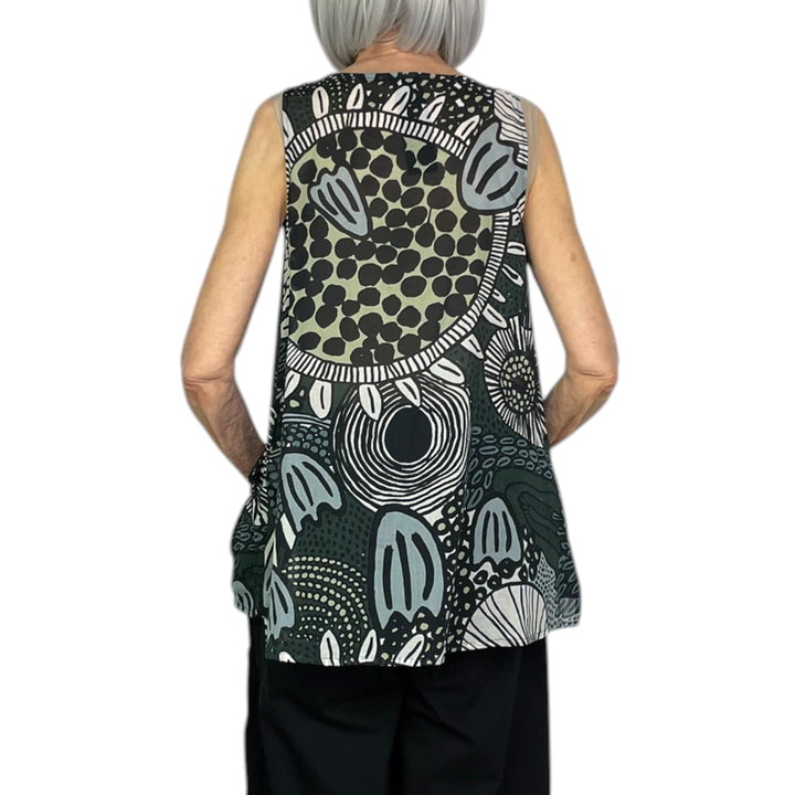 PRINT VOILE TANK TOP