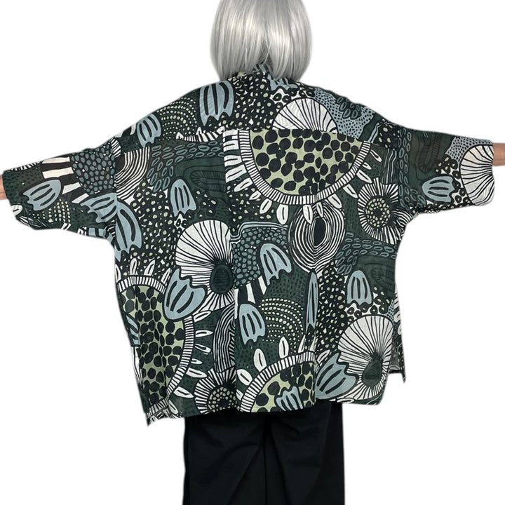 PRINT VOILE SHIRT
