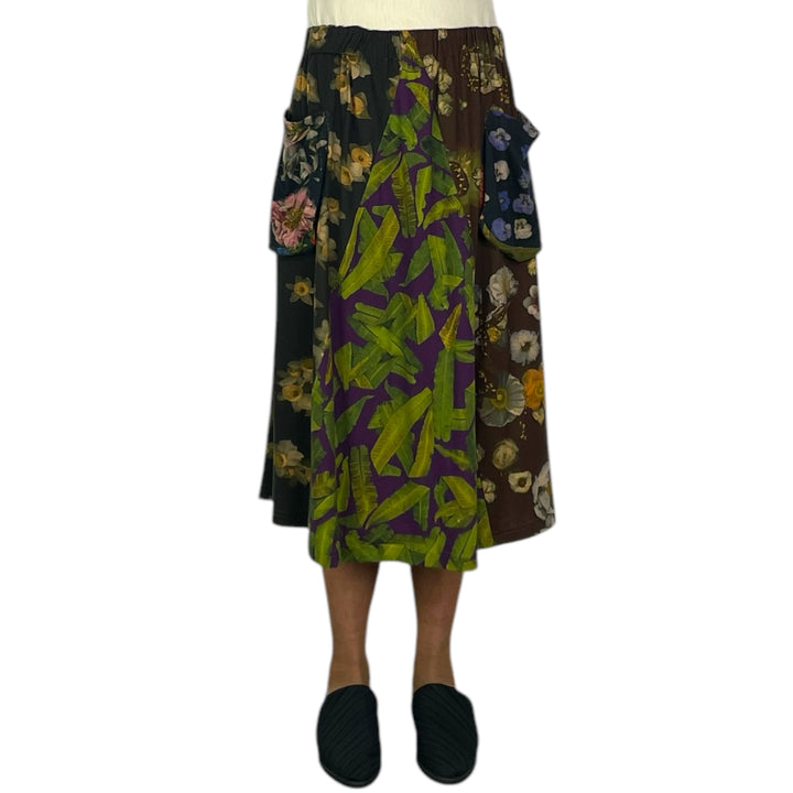 FLORAL PRINT TENT SKIRT