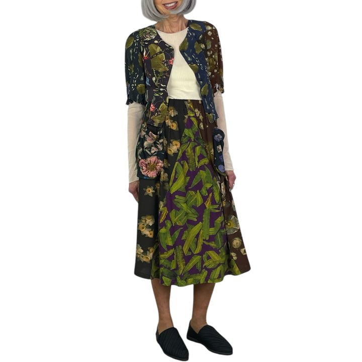 FLORAL PRINT TENT SKIRT